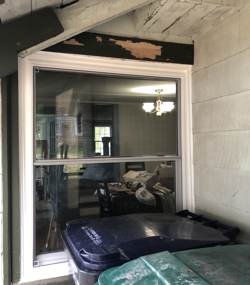 The new window keeps out cold air